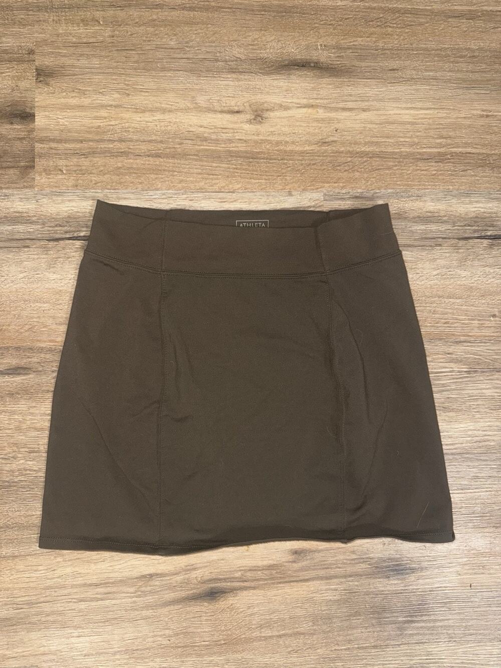 ATHLETA Brown Athletic Skirt Size M Medium Running Tennis Golf Activewear